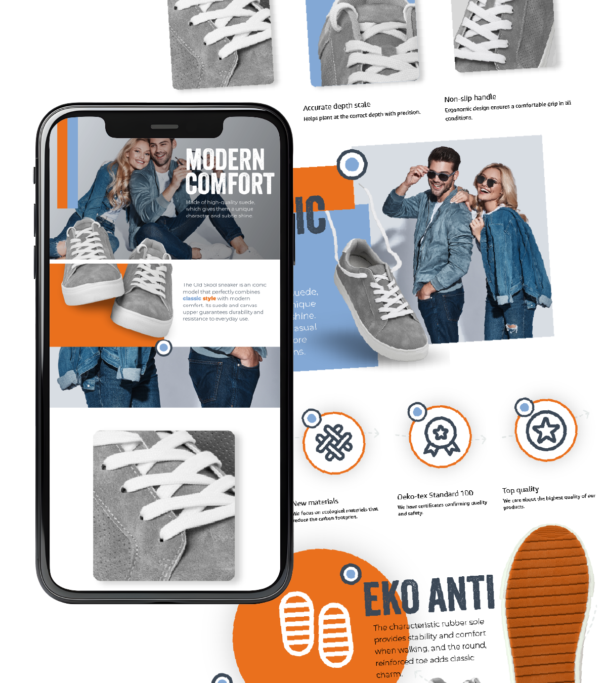 Shoes | A+ Content Basic | Street Mode