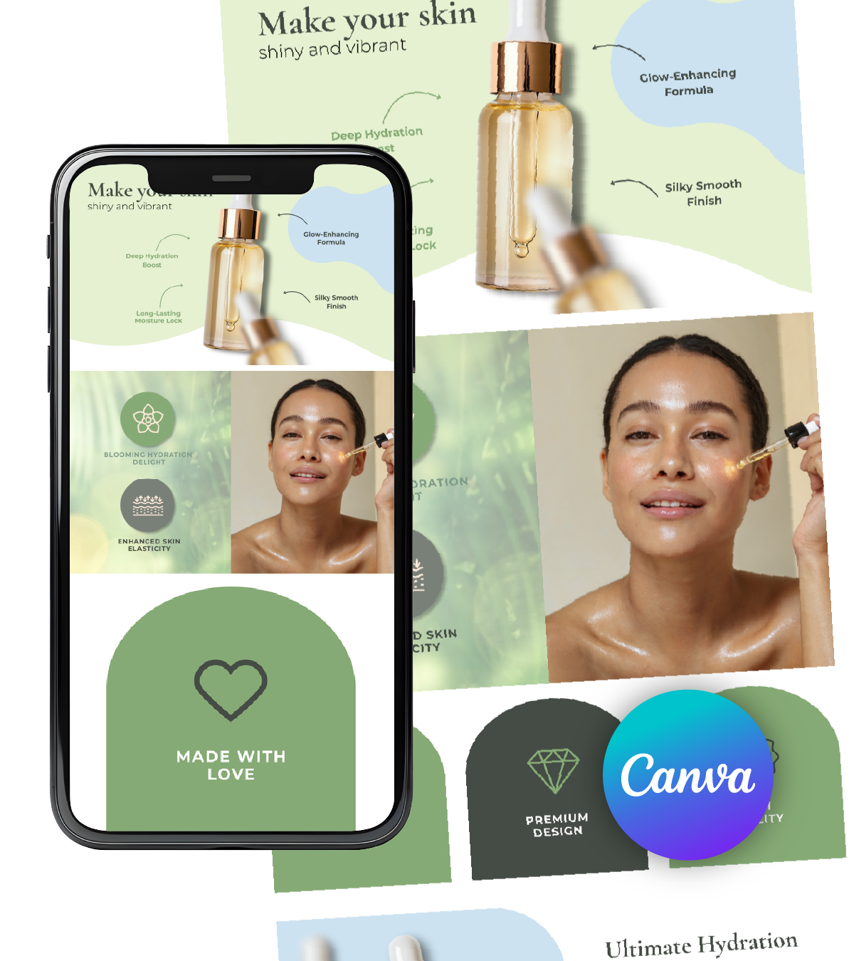 Beauty | A+ Content Basic | Touch of Glow - Canva