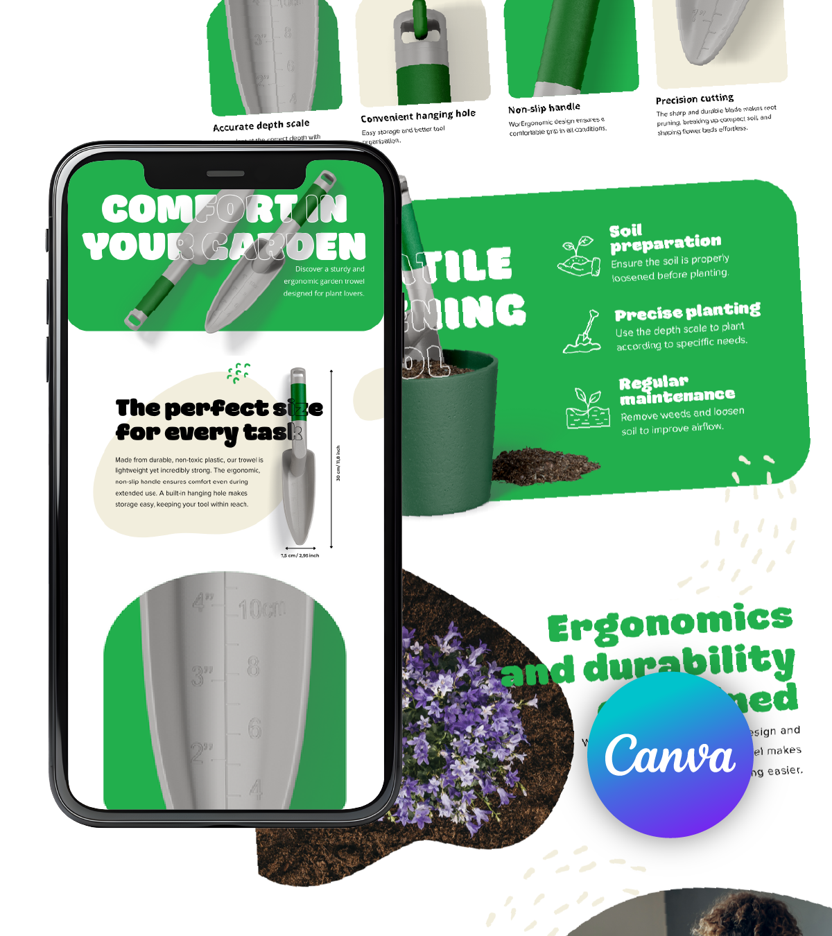Garden | A+ Content Basic | Flora Natura - Canva