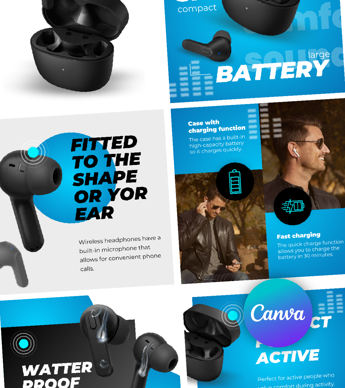 Electronics | Image Listing Gallery | Sharp Sound - Canva