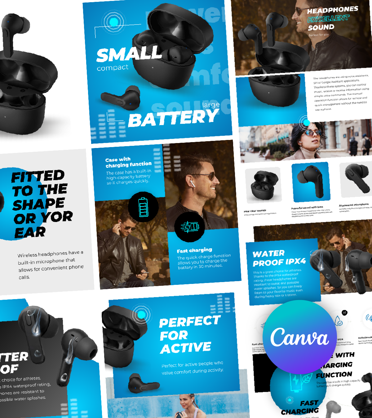 Electronics | Full Pack | Sharp Sound - Canva