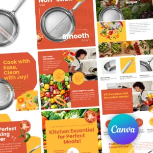 Kitchen | Full Pack | Golden Heat - Canva